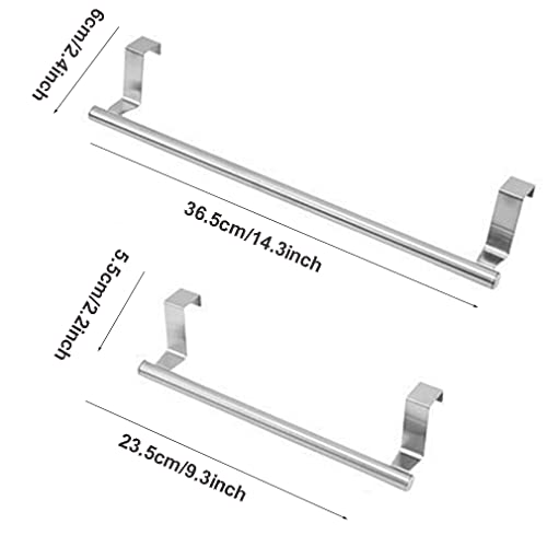 Towel Rail Over the Door Towel Holder Stainless Steel Stainless Steel Anti Slip Over Rea Towel Holders Without Drilling Waterproof and Rustproof