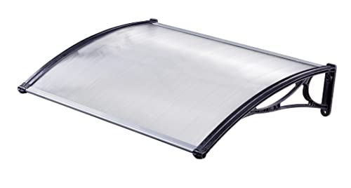 GARDEN FRIEND p1327020 Canopy ABS Depth 70 cm, Length 100 cm, Black, 70 x 100 x 5 cm