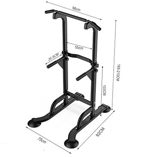 HOBEKRK Strength Training Pull-Up Bars Dip Stands Dip Station Gym Slim Heavy Duty Dip Bars Pull Ups at Home Chin Up Bar Single Parallel Bars Mult