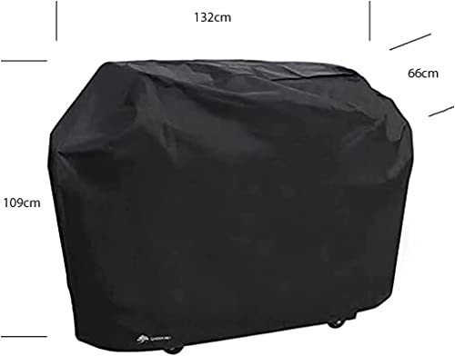 Garden Mile Outdoor Furniture Cover - L132 x W66 x H109cm Black Furniture Cover BBQ Cover Outdoor Storage Waterproof Garden Furniture Cover Barbe