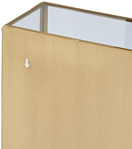 House Doctor Cabinet Glass, Brass, 35 x 15 cm