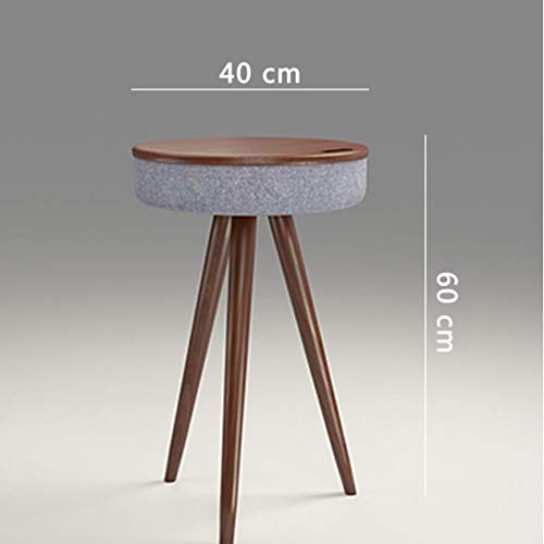 JYDQM Coffee Table Light Simple Small Apartment Living Room Inductive Charging Table Speaker Sound Bedside Table