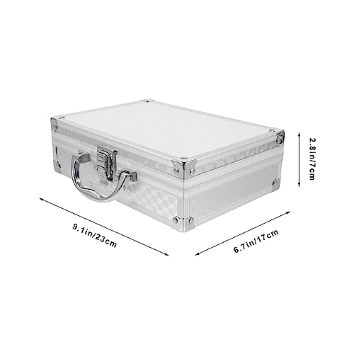 First Aid Case Locking Medicine Storage Box with Combination Lock Locking Key Medicine Box First Aid Key Safe Box with Lock Key Medication Storag