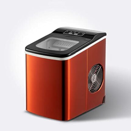 XIAOJUN Ice Machine Stainless Steel Appearance Home Dormitory Small Automatic Ice Machine Countertop Ice Maker (Color : A, Size : 222 * 313mm)