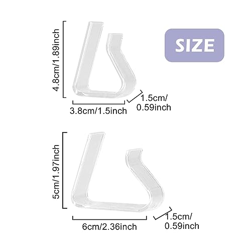 OTAIVE 24pcs Tablecloth Clips Table Cover Clamps Picnic Table Cloth Clips for Outdoor Tables Table Cloth Holders Clips for Indoor & Outdoor, Picn