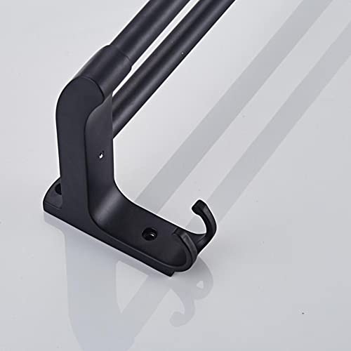 HIGOH Towel Racks, Towel Rail for Bathroom,Wall Mounted Space Aluminum Double Towel Bars,Kitchen Bathroom Towel Hanger,Bathroom Accessories Hand