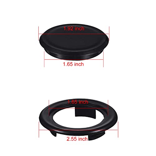 Patio Umbrella Hole PlugTable Umbrella Hole Ring Set, Plastic Parasol Hole Rings Table Insert Standard Size Umbrella Hole Plug for Patio Umbrella