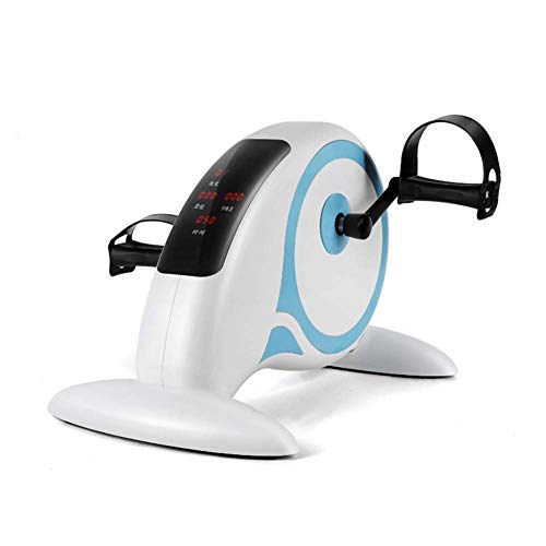 LUNEZY Portable Pedal Exerciser Bike with LCD Display Adjustable Resistance And Easy To Assemble Seated Exerciser Suitable for Home Fitness