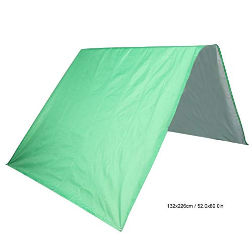 TOPINCN Outdoor Swing Cover Kids Playground Roof Canopy Patio Swing Cover Waterproof Cover Replacement Tarp Sunshade for Garden Patio(Green)