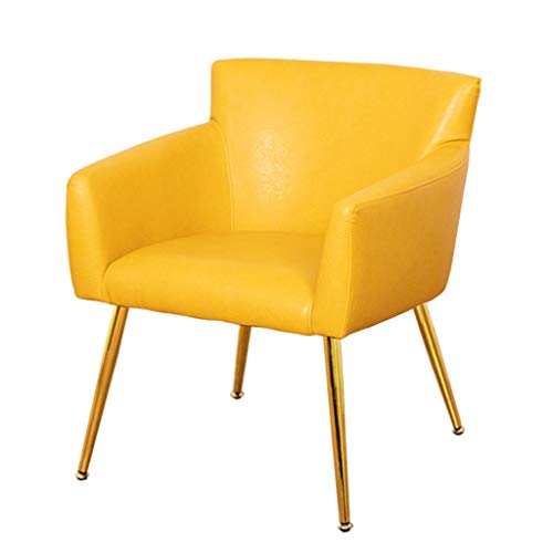 Modern Kitchen Dining Room Chairs Living Room Armchair Modern PU Leather High Back Padded Soft Seat Dining Chairs For Living Room Bedroom Kitchen