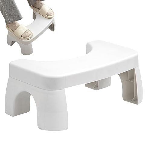 HoveeLuty Toilet Stool for Adults Kids Non-slip Poop Stool Types C fit storage Squatting Stool 35 Degree Bathroom Step Stools for Squat Posture t