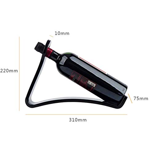 DLOETT Wine Rack - Wine Glass Rack Decoration Wine Bottle Holder(31 * 7.5 * 22 Cm)