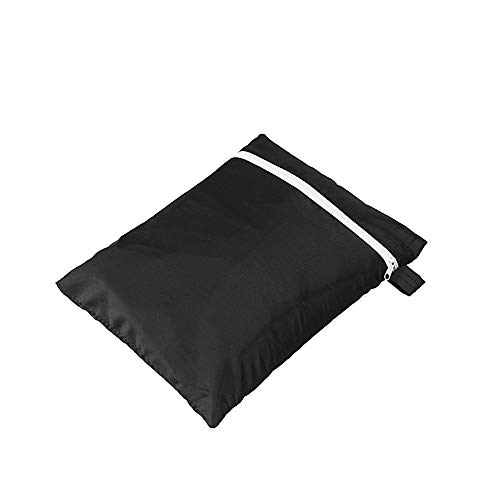Tiardey Black Chair Cover,Outdoor Folding Chair Cover Waterproof Dustproof and UV Resistant,7.9/13x28x43inch