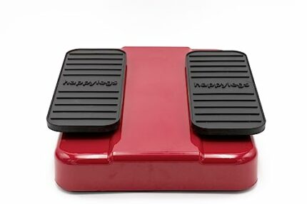 Red happylegs 2021 - UK. Automatic Legs Exerciser for Seniors Suitable for Rehabilitation. The Seated Walking Machine activates Your Blood Circul