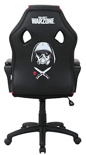 Province5 Gaming Chair, Faux Leather, Black, one Size