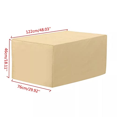 JUZHOUHUI Patio Furniture Set Cover,Heavy Duty and Waterproof Outdoor Lawn Patio Furniture Covers, Rectangle 420D Oxford Outdoor Sectional Cover,