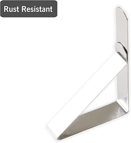 Hiasan Tablecloth Clips 12 Pack Stainless Steel Table Cover Clamps Skirt Clips Table Cloth Holders