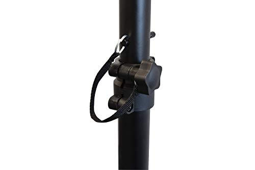 QTX Height Adjustable Heavy Duty Speaker Stand Weight Load 50kg