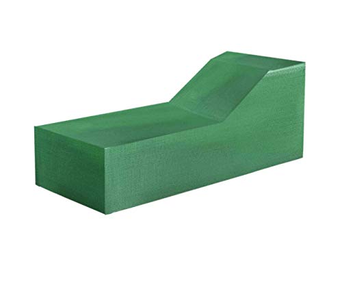 Guilty Gadgets Waterproof Garden Sunbed Cover With Eyelets | Heavy Duty Outdoor Patio Furniture Protection Sheet Weather Resistant Tarp | 75cm x