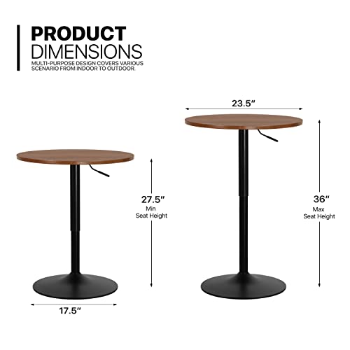 MoNiBloom bar-Tables, Metal, Dark Brown