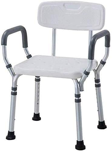 taimowei Foldable Bathroom Stool Seat, Non-Slip Shower Stool Bench Bath Chair Armrest Padded Seat,Household Goods