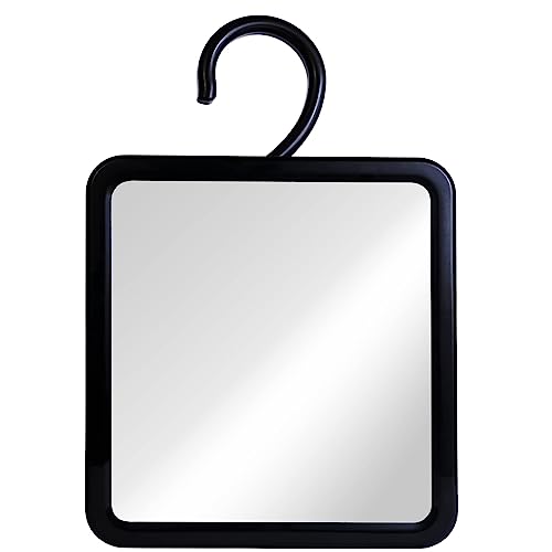 MIRRORVANA Fogless Shower Mirror for Shaving with Hook for Hanging and Anti Fog Shatterproof Surface - Fill Back Chamber/Reservoir with Hot Water