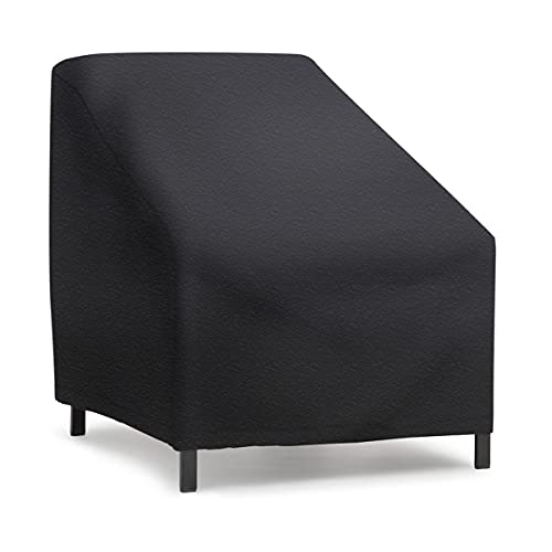 GARPROVM Garden Chair Covers Waterproof,420D Oxford Fabric Garden Furniture Covers, Stackable Outdoor Chairs Covers, Anti-UV, Patio Chair Covers