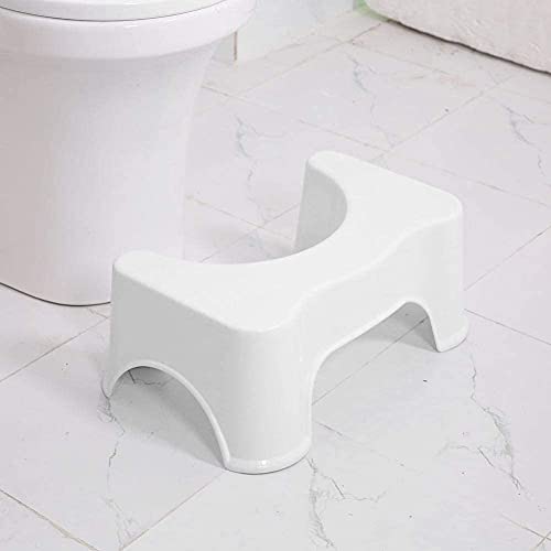 SASHTECH Squatting Toilet Stool Non-Slip Bathroom Step Up Stool Relieves Constipation, Bloating | Aligns the Colon for Faster and Easier Relief