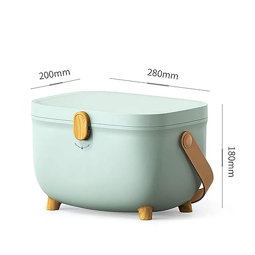 Household Medicine Storage Box, GAESHOW Medicine Box, Fold 2-Layer First Aid Box, Medical Box Organizer, Portable Medicine Chest Storage Box, Med