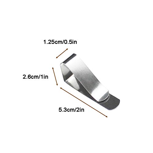 Pangmao 12PCS Stainless Steel Tablecloth Clips Table Cloth Cover Clamps Clip Set(S)