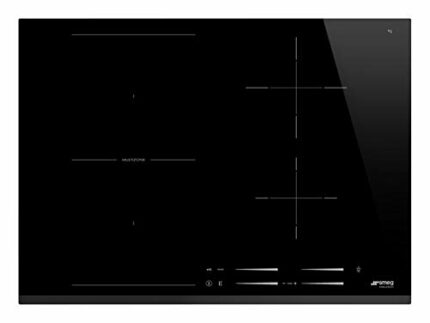 Smeg Universal Electric Induction hob with 4 Heating Fields SI1M7743B, Glass, Black