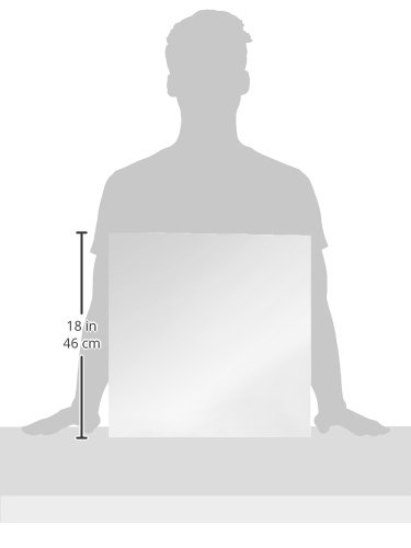 Mungai Mirrors Square Acrylic Mirror (15cm), Silver, 44.5 x 44.5 x 0.3 cm