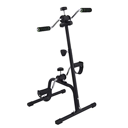 N/A Indoor Mini Fitness Exercise Bike Treadmill Vertical Bicycle Handrail Cycling Stepper Leg Pedal Trainer