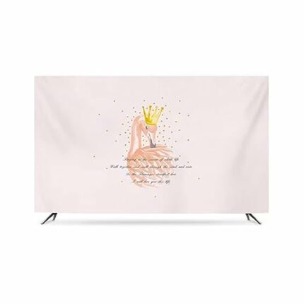 Qvo Tv/computer Screen Protector For LCD LED Swan Series Indoor TV Cover Dust Proof Suitable For Desktop/Wall-mounted Tvs,32-85Etc-Inches Bedroom