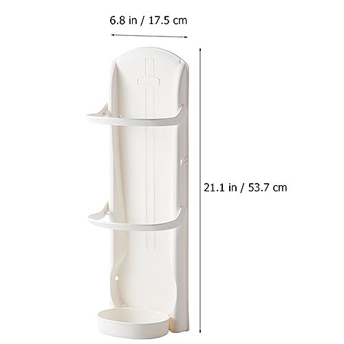 Cabilock Shelf Bracket Storage Shelving Umbrella Storage Rack Plastic Rack Umbrella Holder Wall Hanging Umbrella Stand for Christmas Home Office