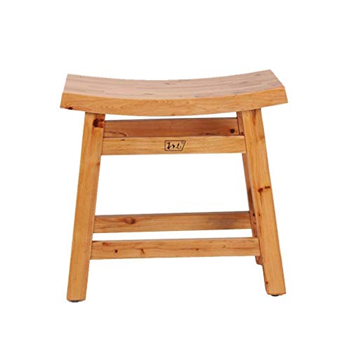 LUKEO Solid Wood Small- Home Stool, Solid Wood Small Stool, Small Square Stool, Small Wooden Stool, Shoe Stool, Coffee Table Stool Multifunction