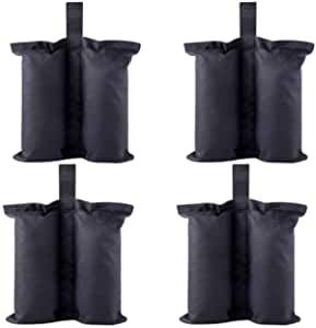 JPJYE Weight Bags for Heavy Duty Premium Instant Shelters Gazebo Sand Bag Tent Leg Weight Bag for Pop up Canopy Tent Weighted Feet Bag (Medium -4
