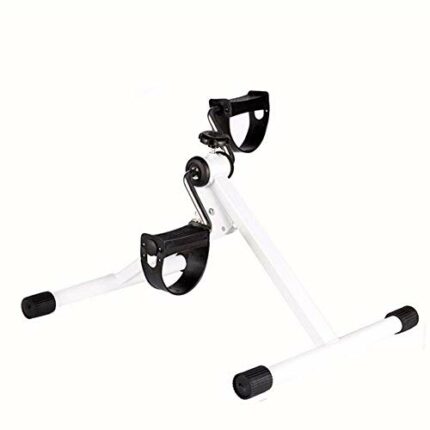 LUNEZY Portable Pedal Exerciser Desk Bike with Adjustable Resistance Mini Exercise Bike for Arms