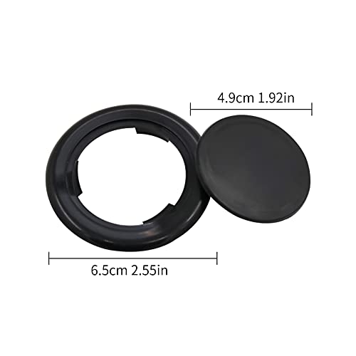 TOSCOS 4 Pieces Patio Table Umbrella Hole Ring and Cap Set Parasol Hole Ring Standard Size Umbrella Hole Ring Plug for Glass Outdoors Garden Shop