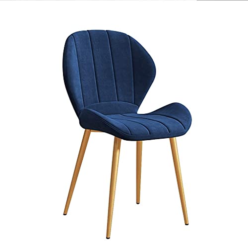 Dining Chairs Velvet Seat and Backrest with Sturdy Metal Legs for Kitchen Dining Room Lounge (Color : Style 6, Size : Black chair legs)