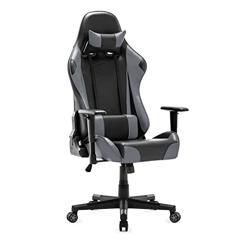 IntimaTe WM Heart Gaming Chair,Ergonomic Racing Chair,Adjustable High Back PC Gaming Chair with Arms and Back Support,Swivel Leather Desk Chair w