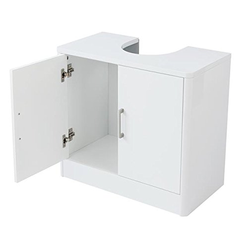 House & Homestyle Under Sink Unit, White, H 54cm x W 60cm x D 30cm