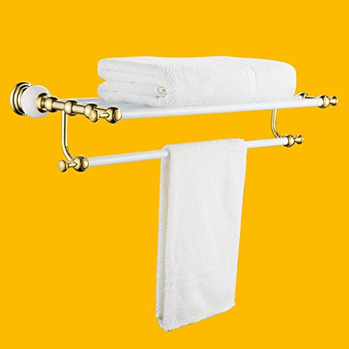 HIGOH Towel Racks,Bathroom Towel Rack Wall Mounted Towel Holder,Bathroom Accessories,Jade Towel Rack/Bar,Towel Holder, Baking Bath Hardware