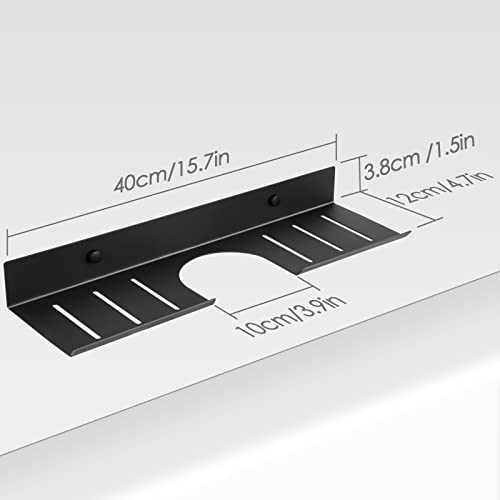 Number-one Bathroom Shelf, Floating Over The Sink Shelf with U-Shaped Recess Design Wall Mounted Bathroom Sink Shelf Over Faucet for Bathroom, Ki