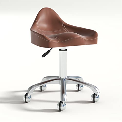 AANAN Stools,Ergonomic Rolling Stool Beauty Stool, Height Adjustable Swivel Stool on Wheels, Heavy Duty Stool for Salon, Massage, Bar, Office,Cli