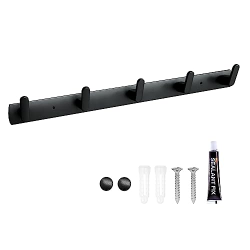 CyanCloud Coat Hooks,Coat Hooks Wall Mounted,Heavy-Duty Over Door Hanger,White Door Hooks Aluminum Coat Hook Wall Hooks for Hanging Bags Towel Ke