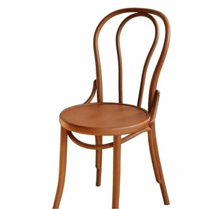WALNUT Wood Dining Chairs Chairs for Kitchen Retro and Nostalgic Home Furniture Backrest Stool Movable