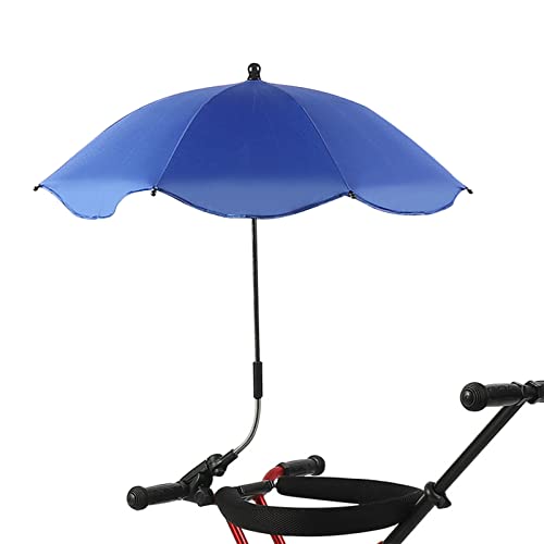 RXMORI Beach Chairs Umbrella, Portable Outdoor Umbrella, Windproof Sunshade, Universal Golfs Carts Rainproof Wheelchairs Accessories for Beach, S