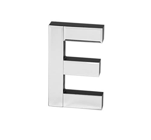 COLLECTIVE HOME - 7-inch Tall Mirrored Glass and Wood Decorative Letter, Home-Bedroom-Office Wall Décor. Perfect Fun Gift to Encourage Girls, You