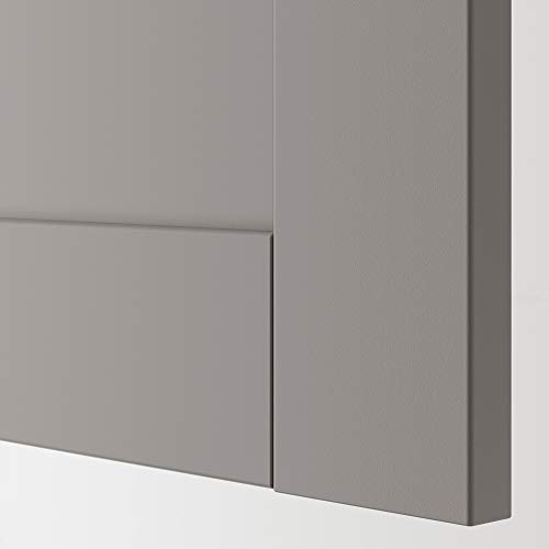 Ikea TVÄLLEN/ENHET wash-basin cabinet with 2 doors, 84x43x65 cm, grey frame/grey Pilkån tap